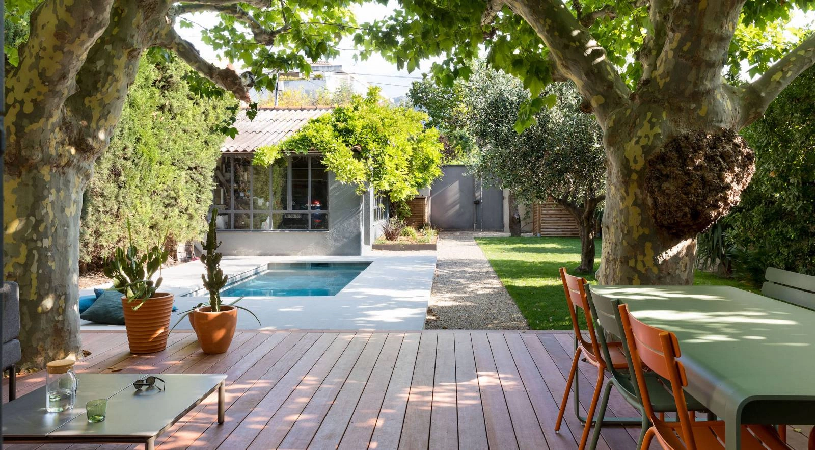 Pergola bois bioclimatique à Marseille