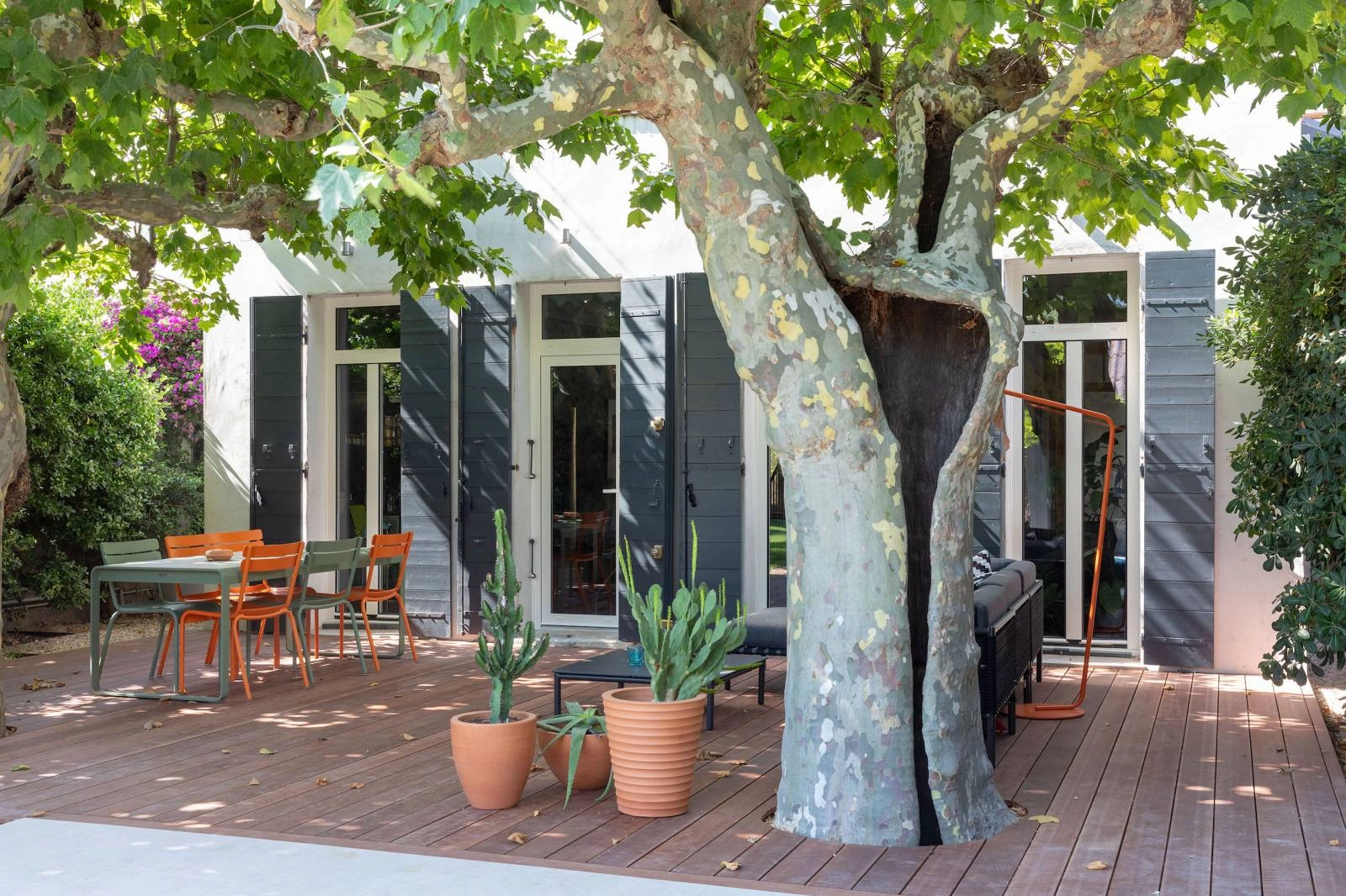 Pergola bois bioclimatique à Marseille