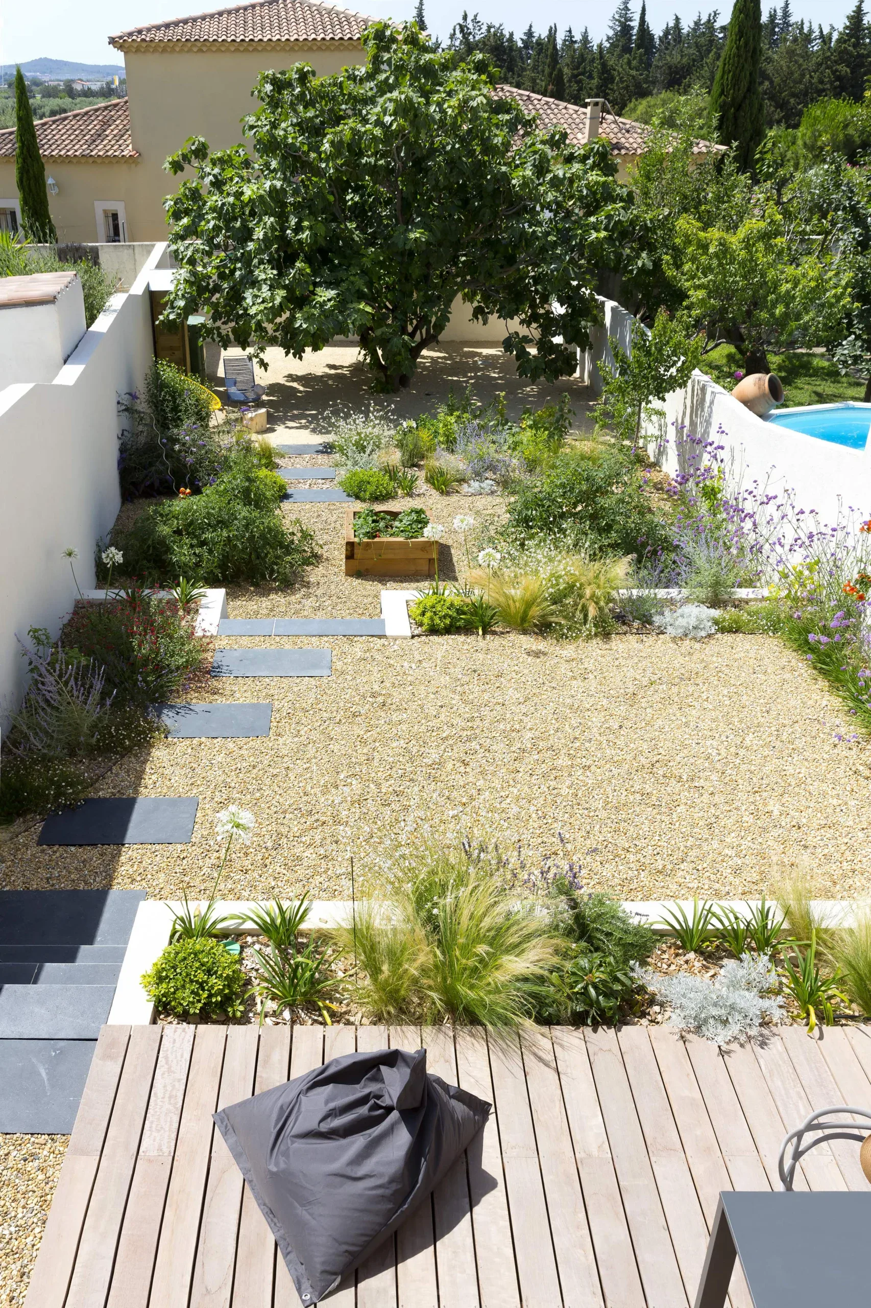 Pergola bois bioclimatique à Marseille