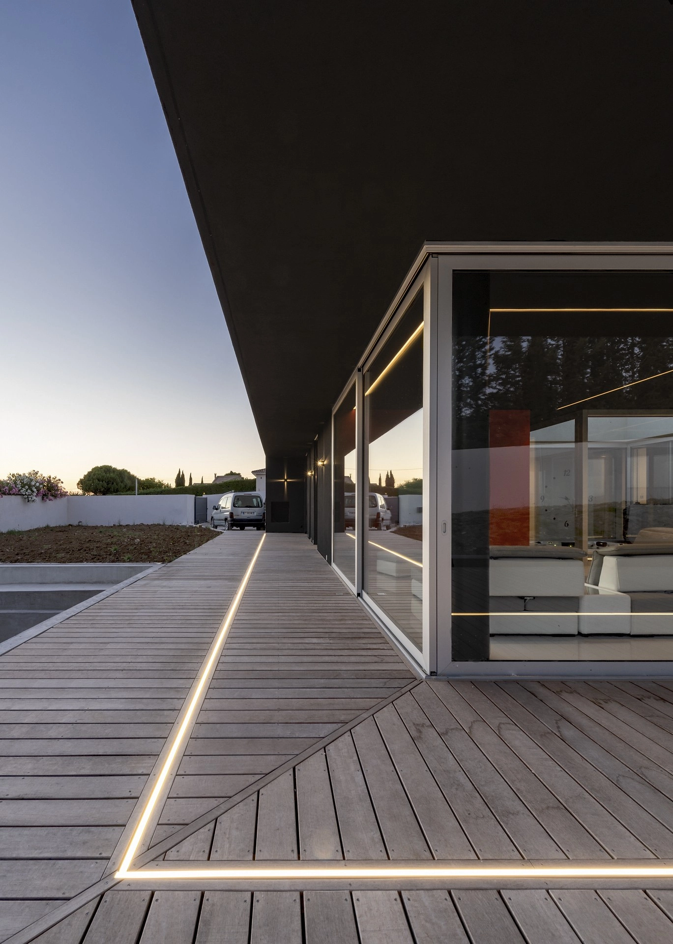 Pergola bois bioclimatique à Marseille