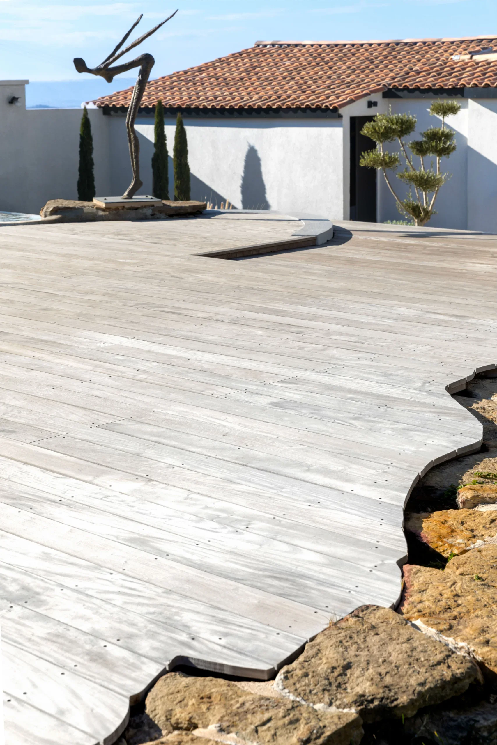 Pergola bois bioclimatique à Marseille