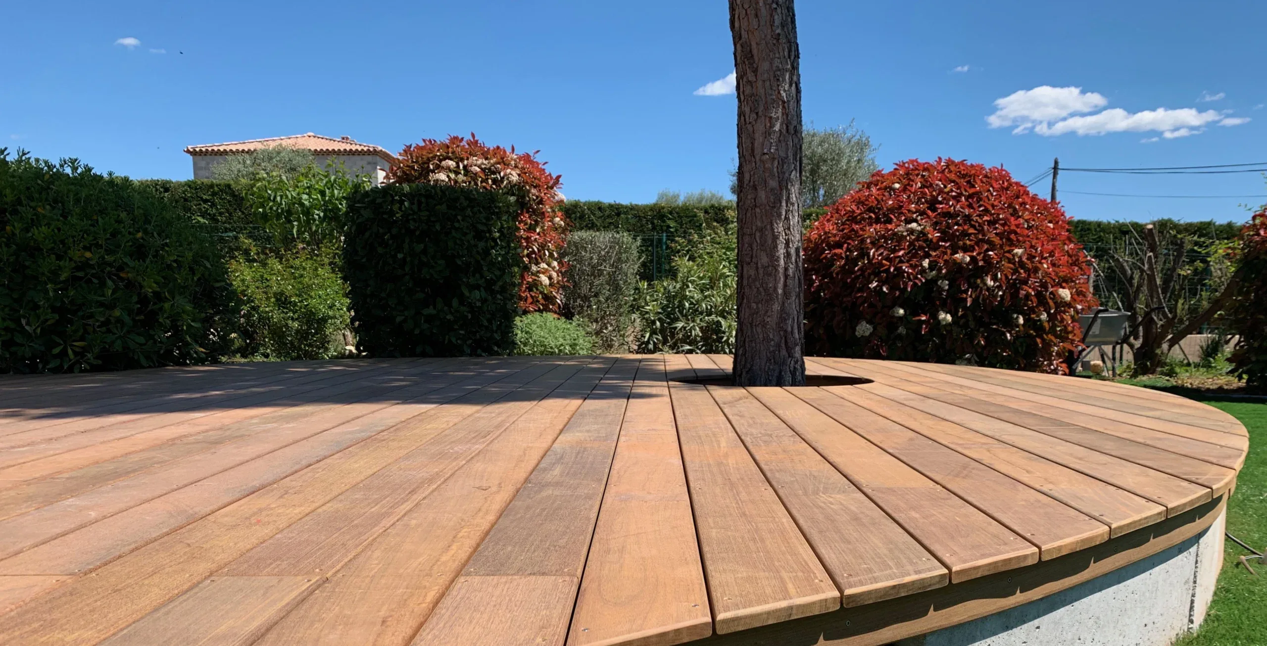 Pergola bois bioclimatique à Marseille