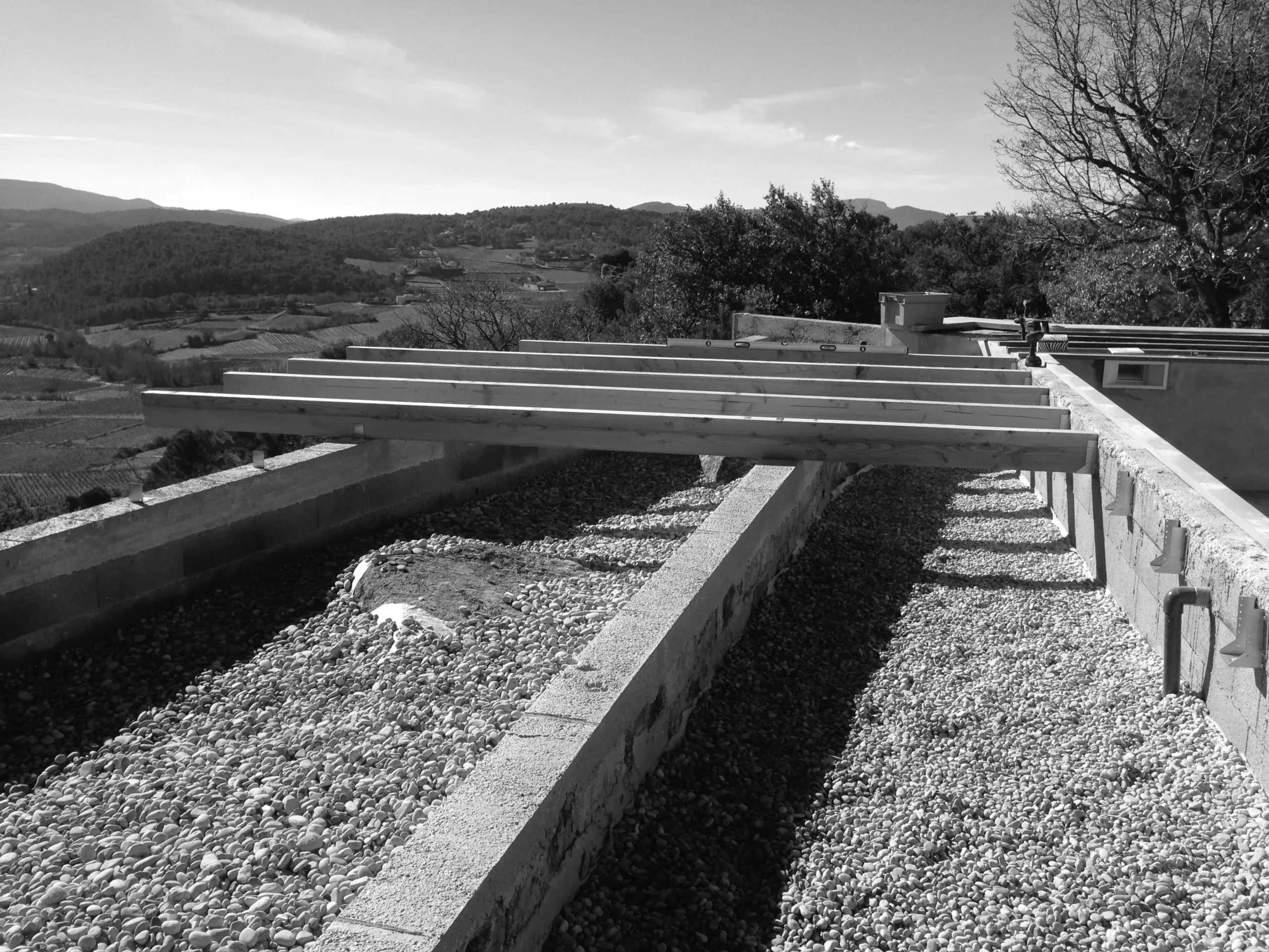 Pergola bois bioclimatique à Marseille