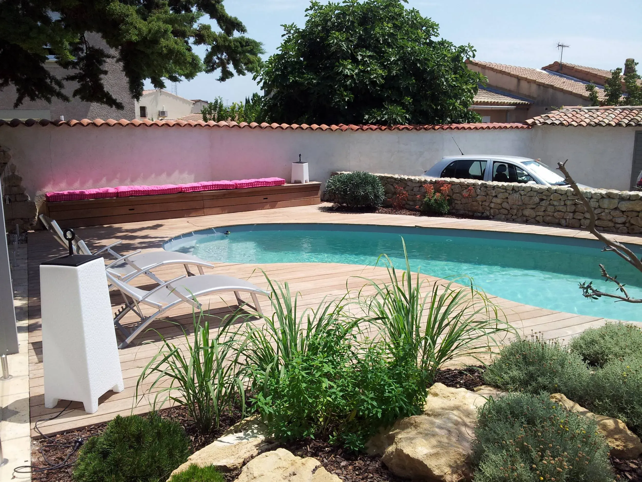 Pergola bois bioclimatique à Marseille