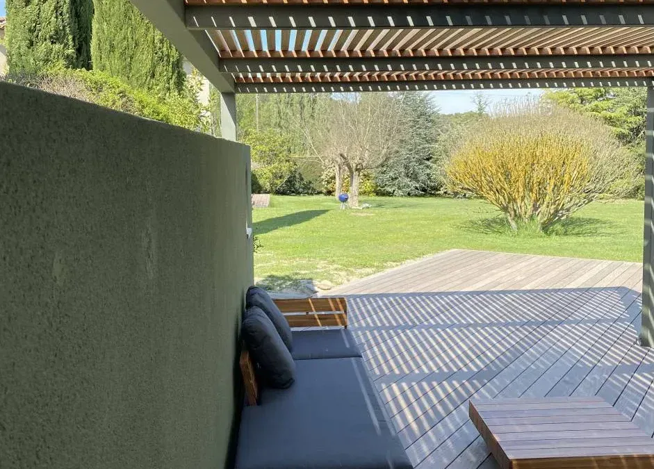 Pergola Bois Design à Marseille L&rsquo;Estaque