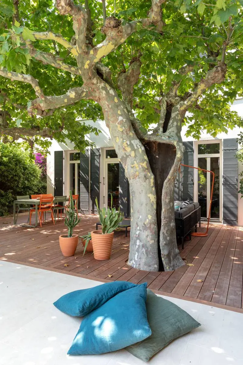 Pergola bois bioclimatique à Marseille