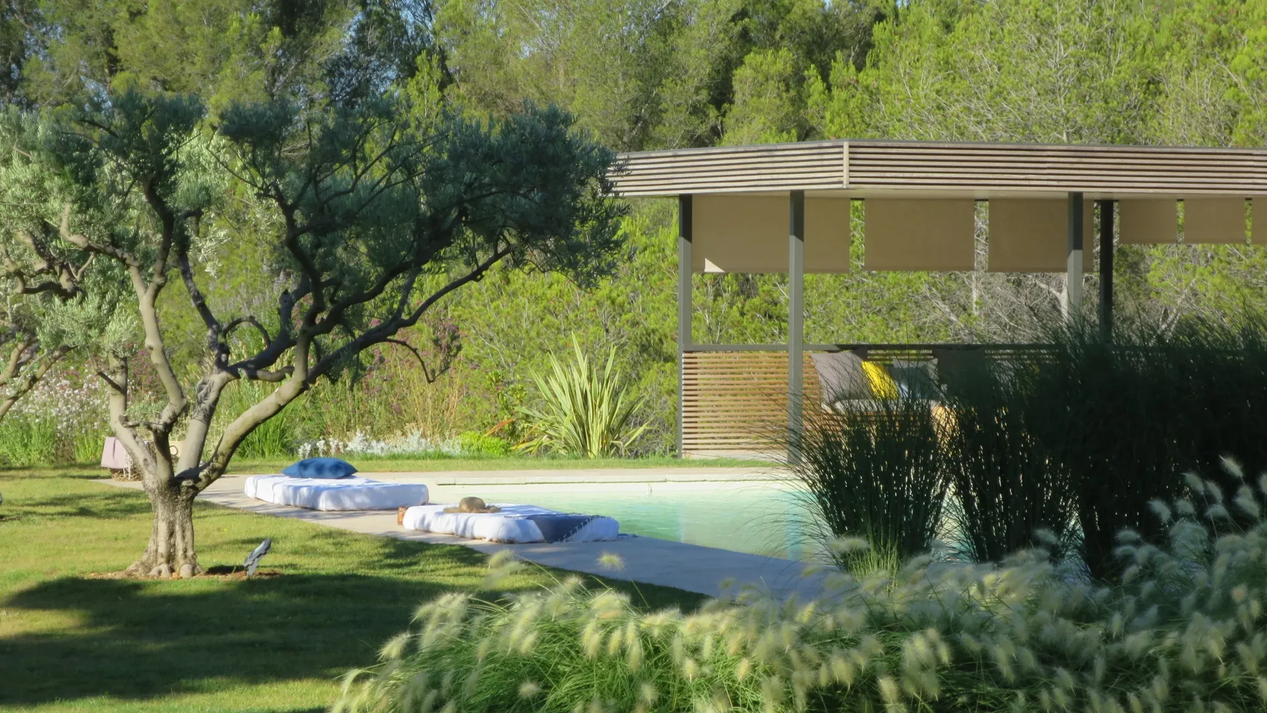 Pergola bois bioclimatique à Marseille