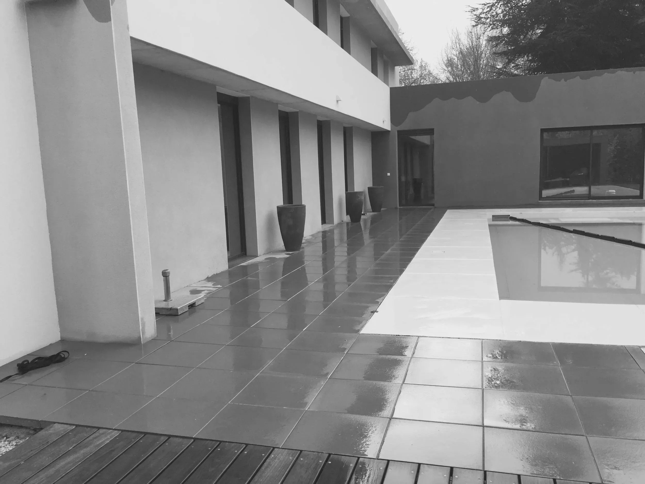 Pergola bois bioclimatique à Marseille