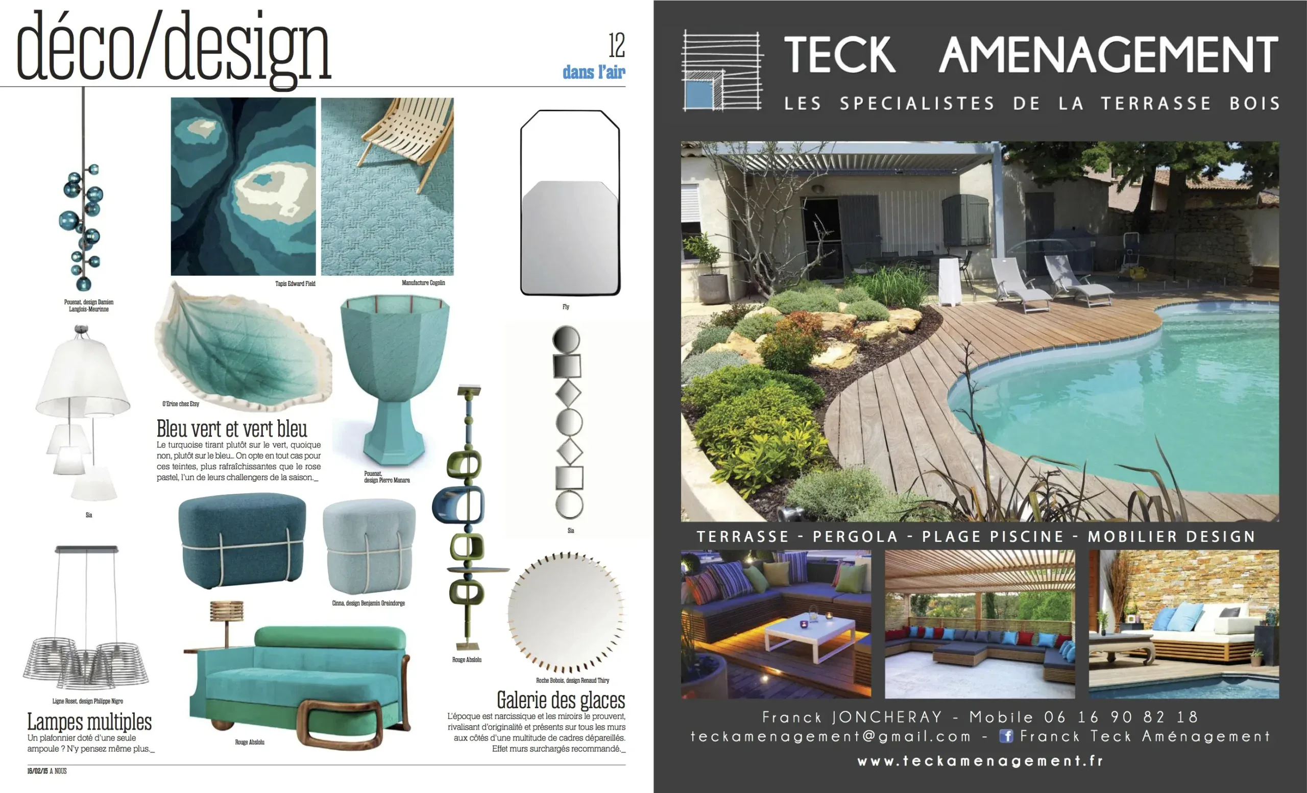 Pergola bois bioclimatique à Marseille