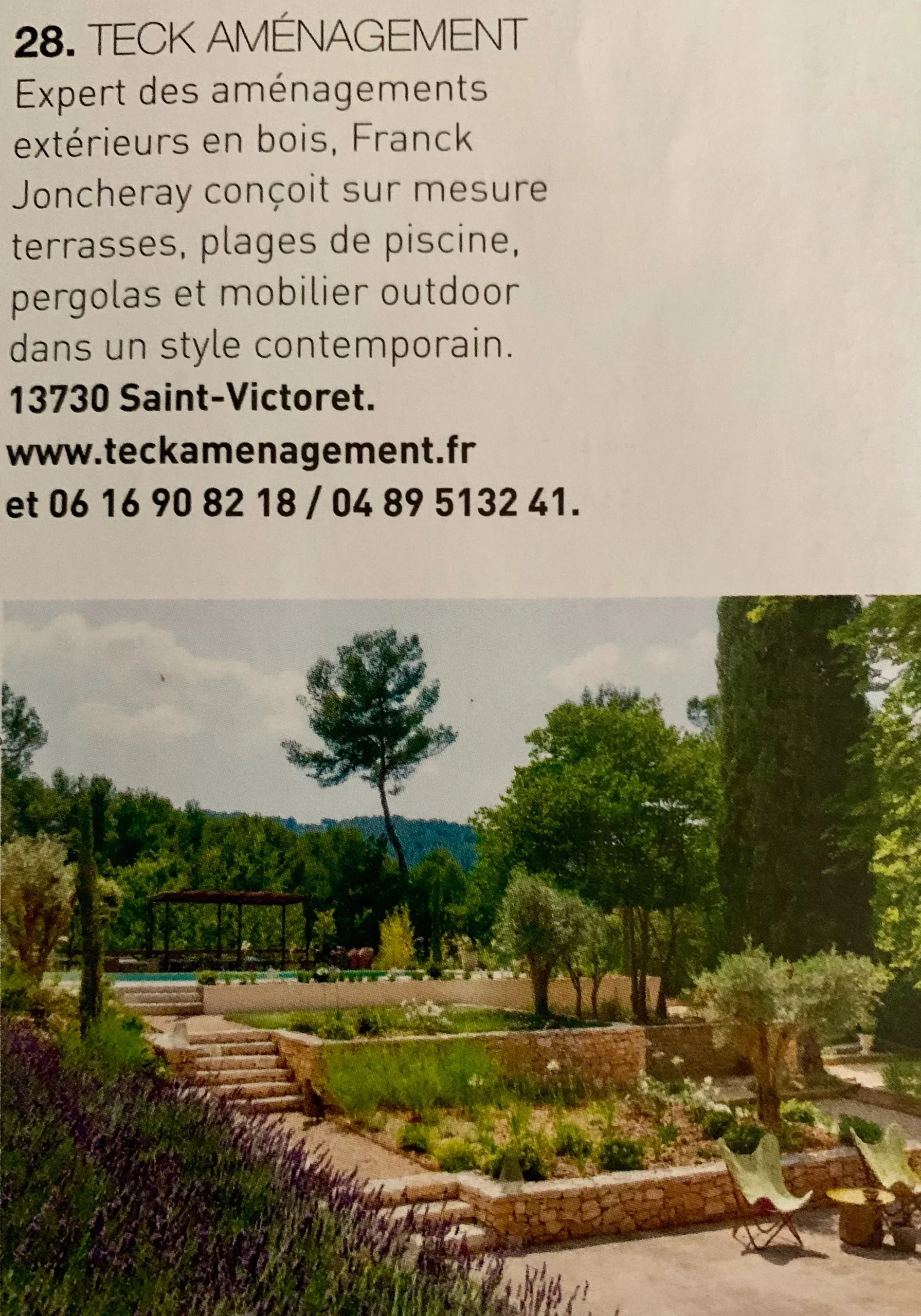 Pergola bois bioclimatique à Marseille