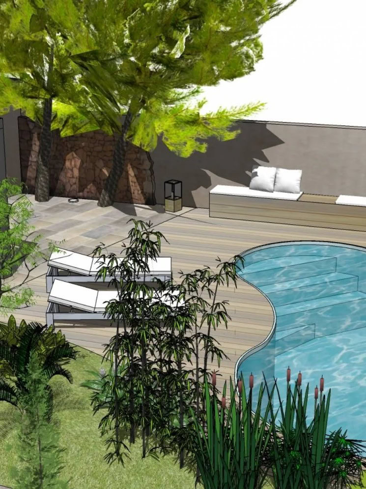 Pergola bois bioclimatique à Marseille