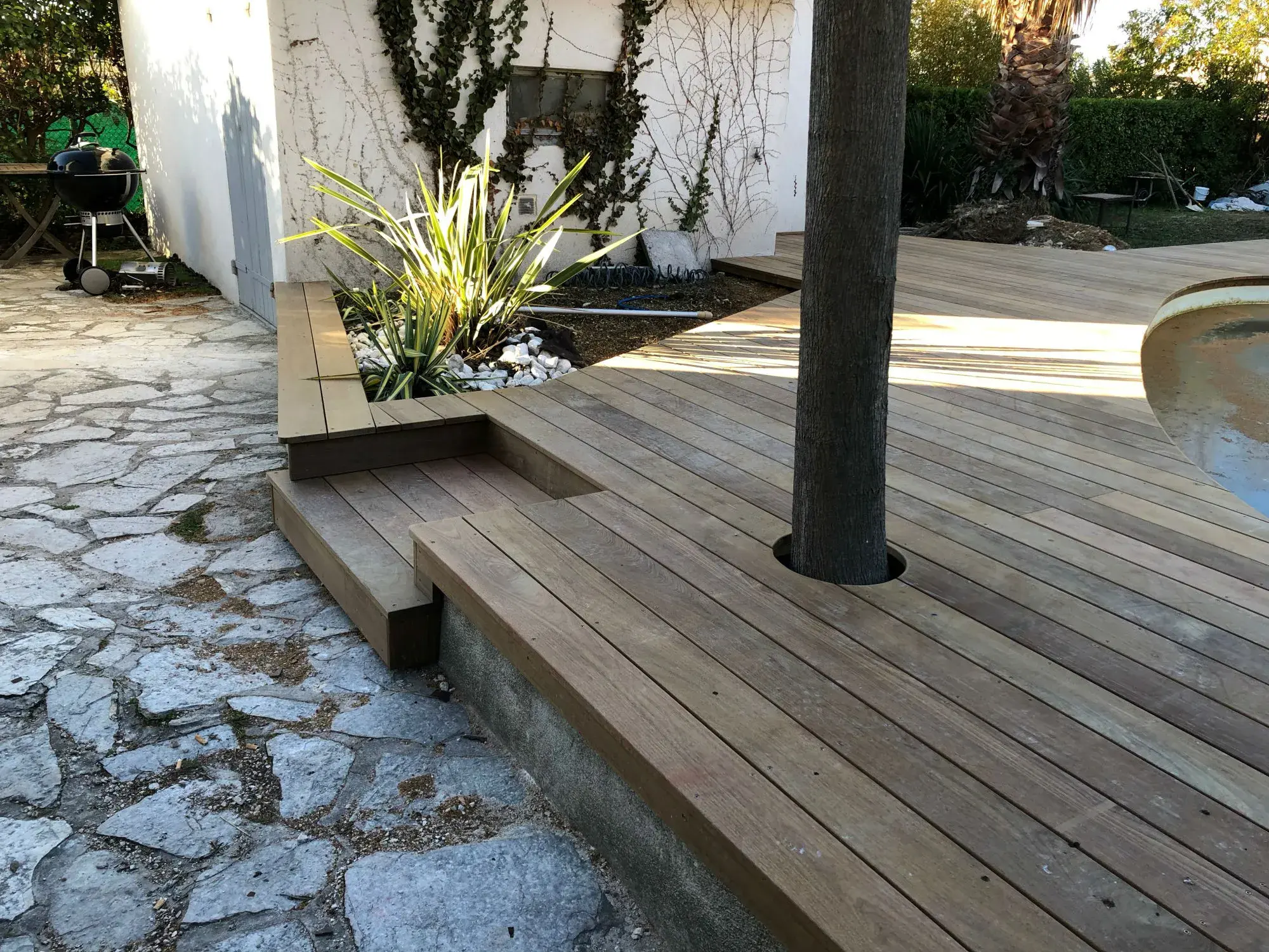 Pergola bois bioclimatique à Marseille