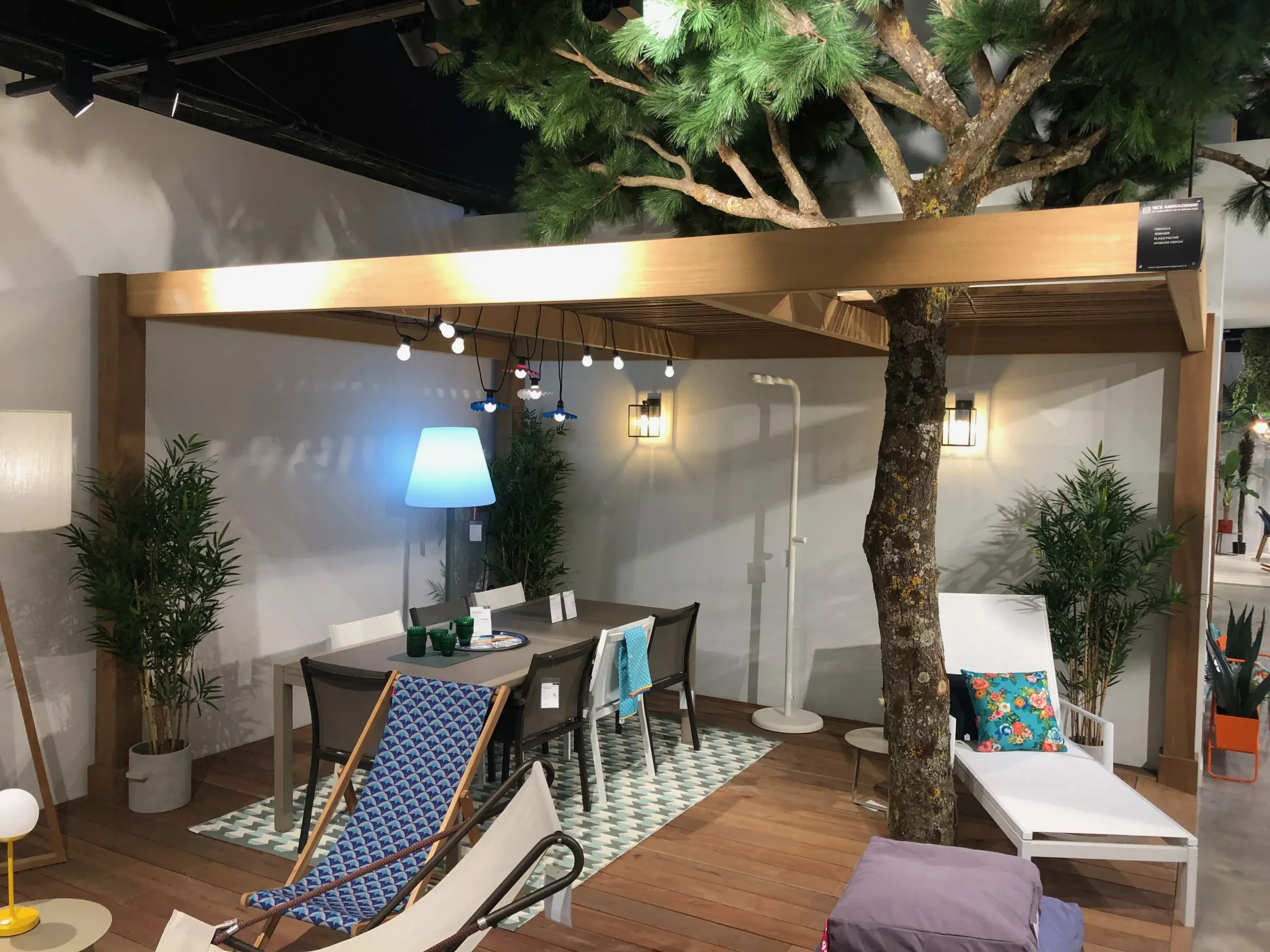 Pergola bois bioclimatique à Marseille