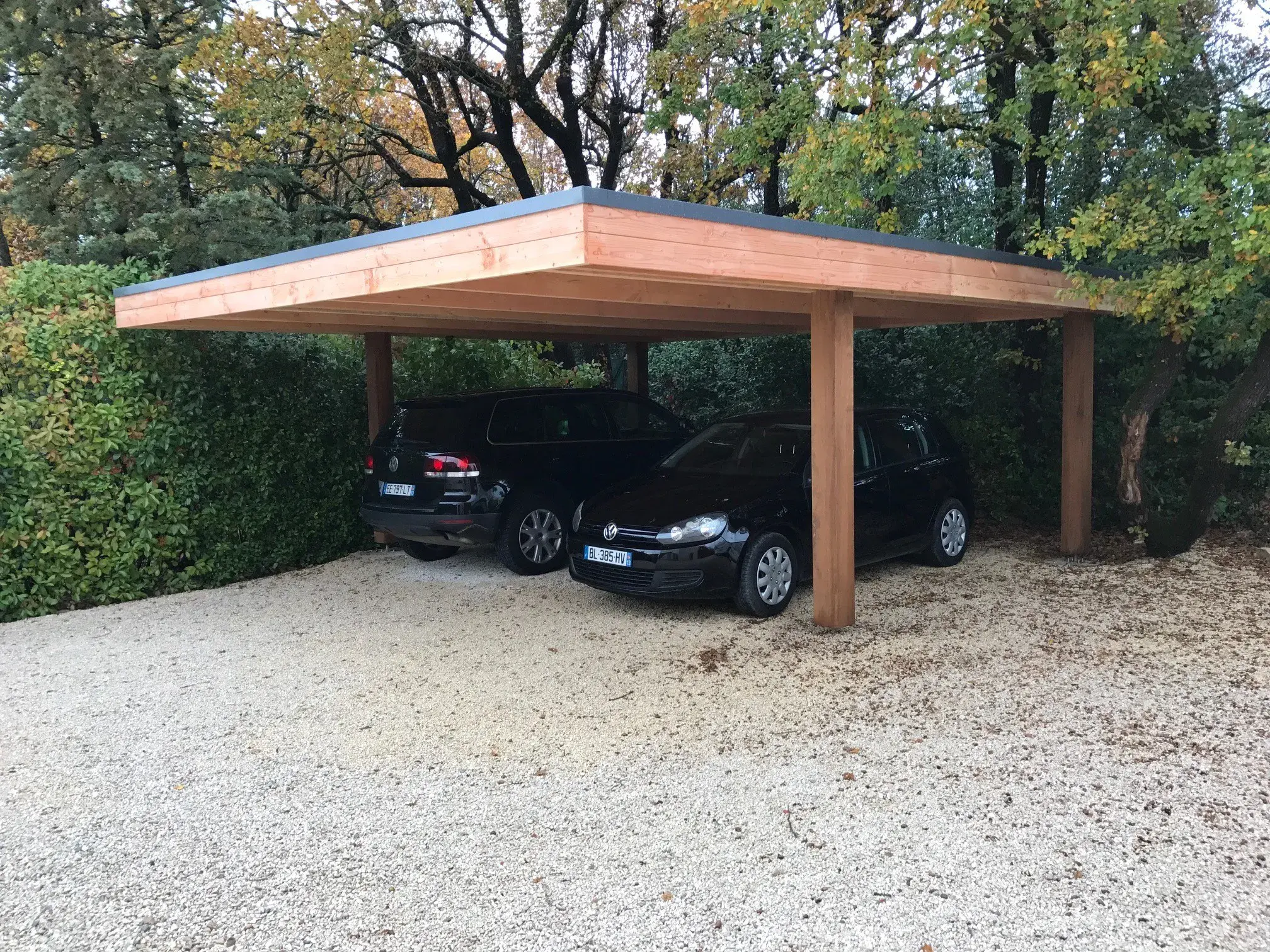Pergola bois bioclimatique à Marseille