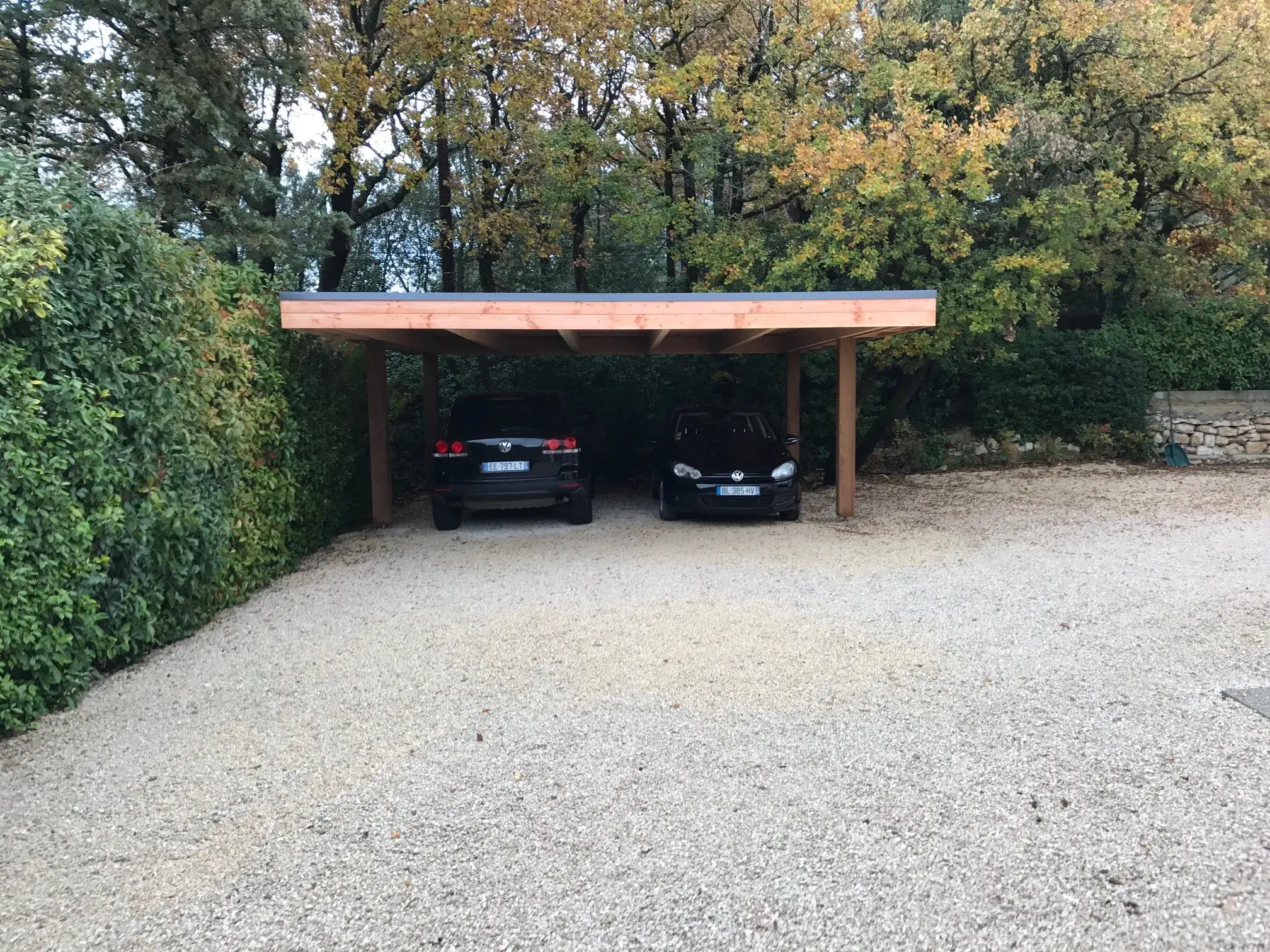 Pergola bois bioclimatique à Marseille