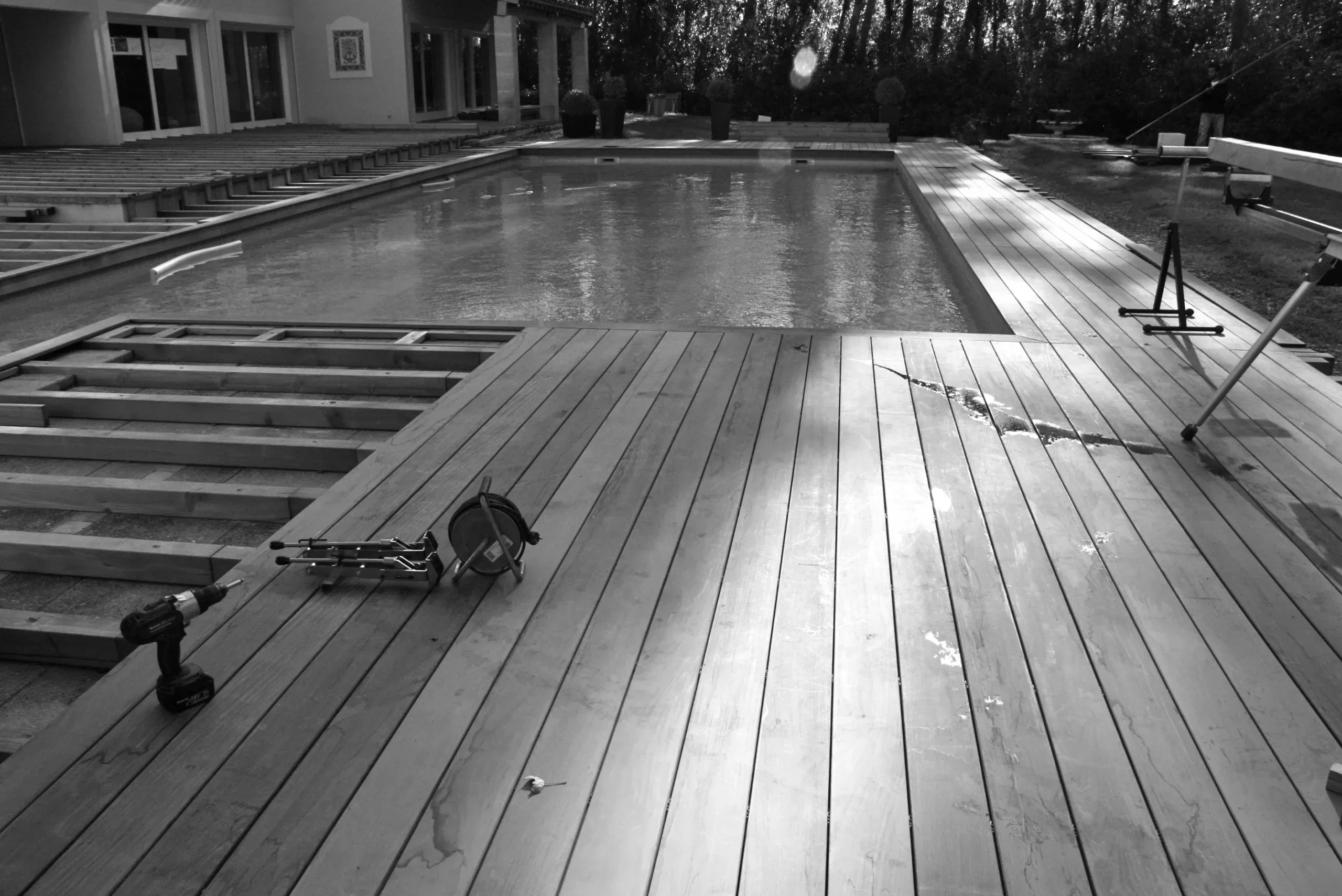 Pergola bois bioclimatique à Marseille