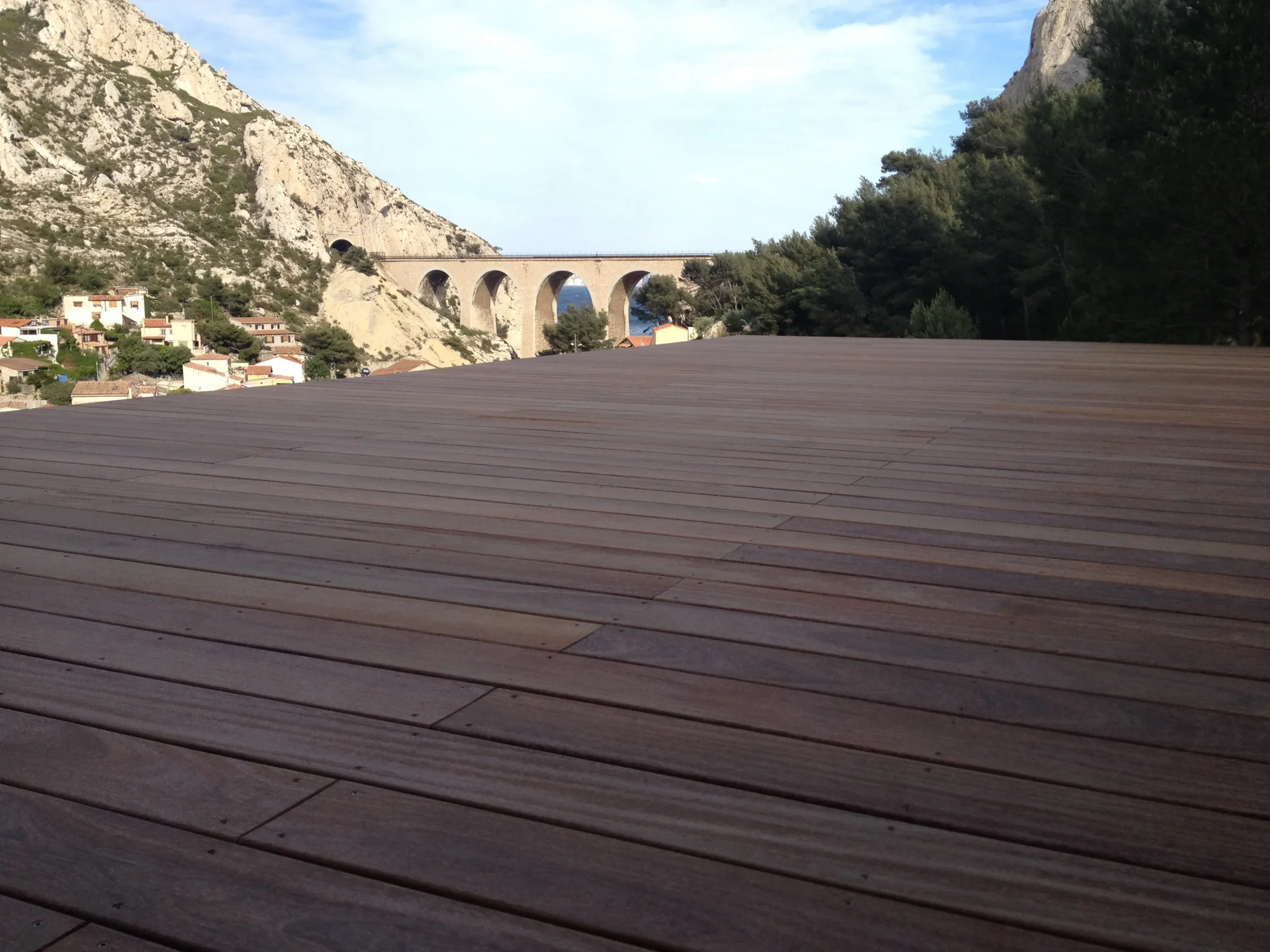 Pergola bois bioclimatique à Marseille