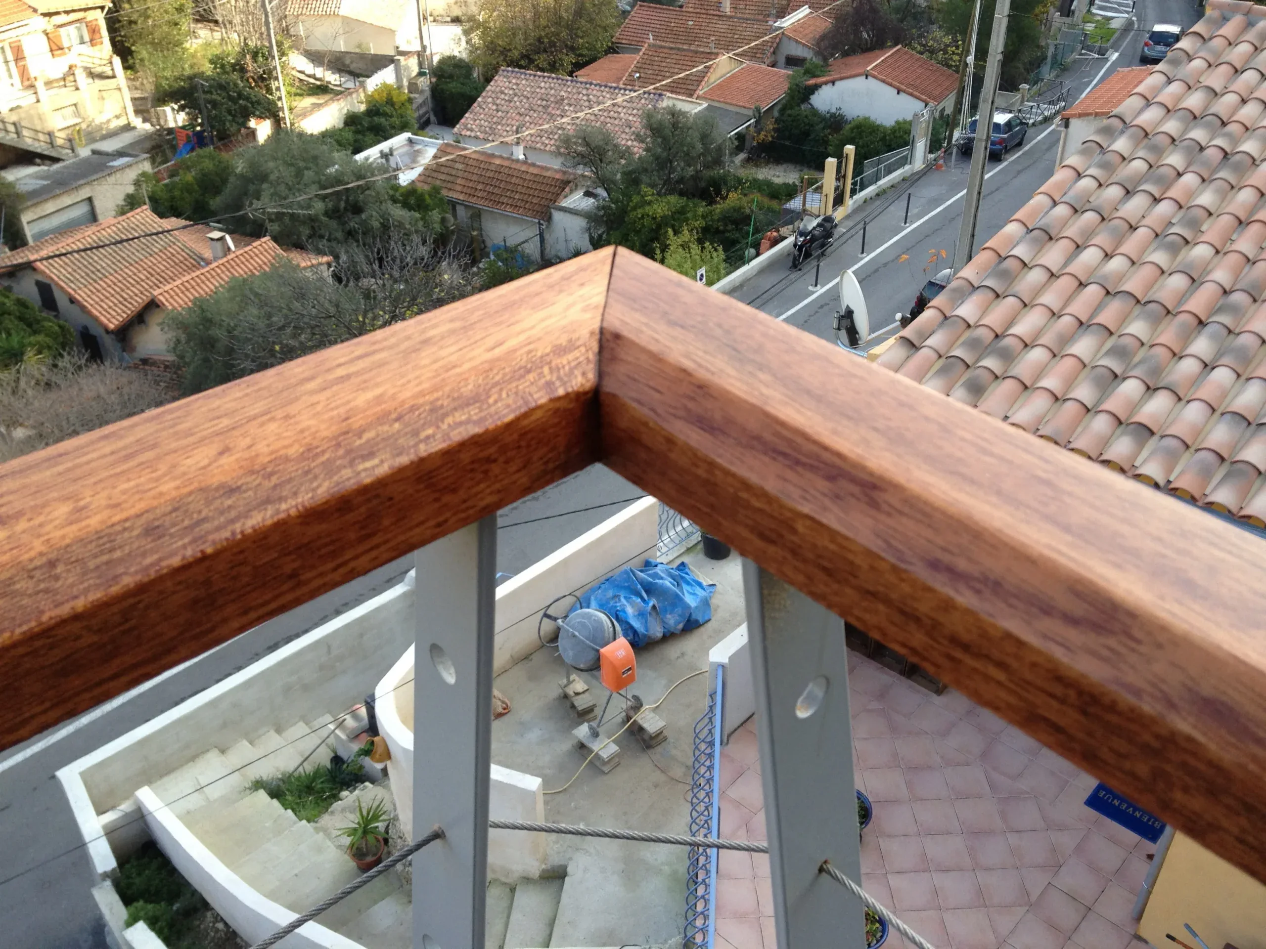 Pergola bois bioclimatique à Marseille