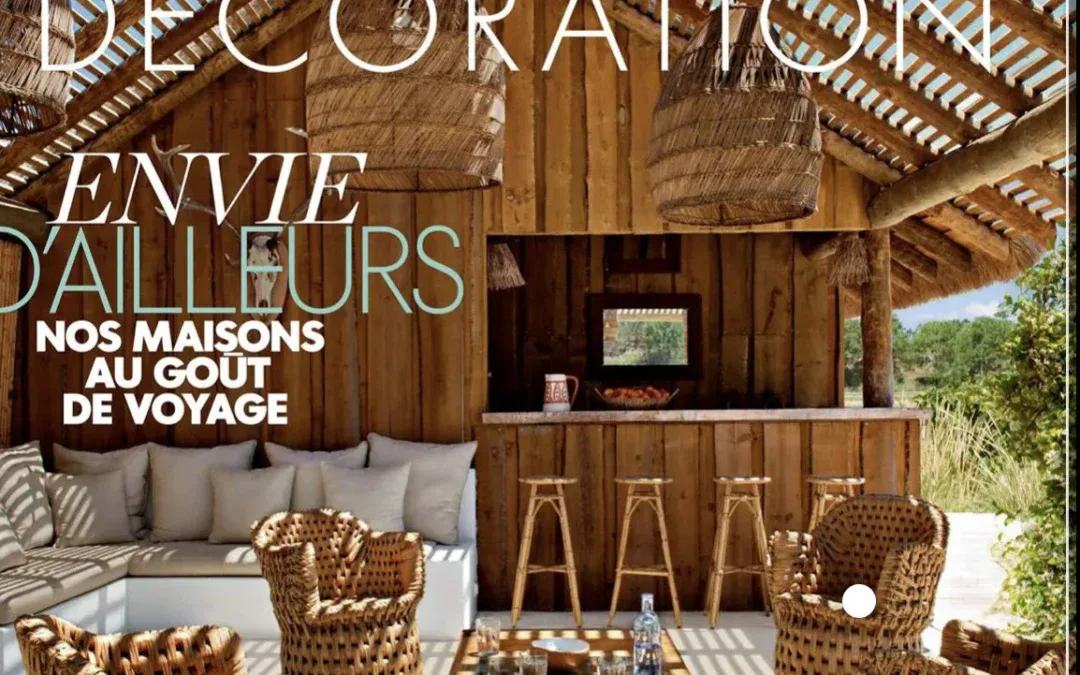 Article sur Teck Aménagement paru dans le magazine Elle Décoration Juin 2019