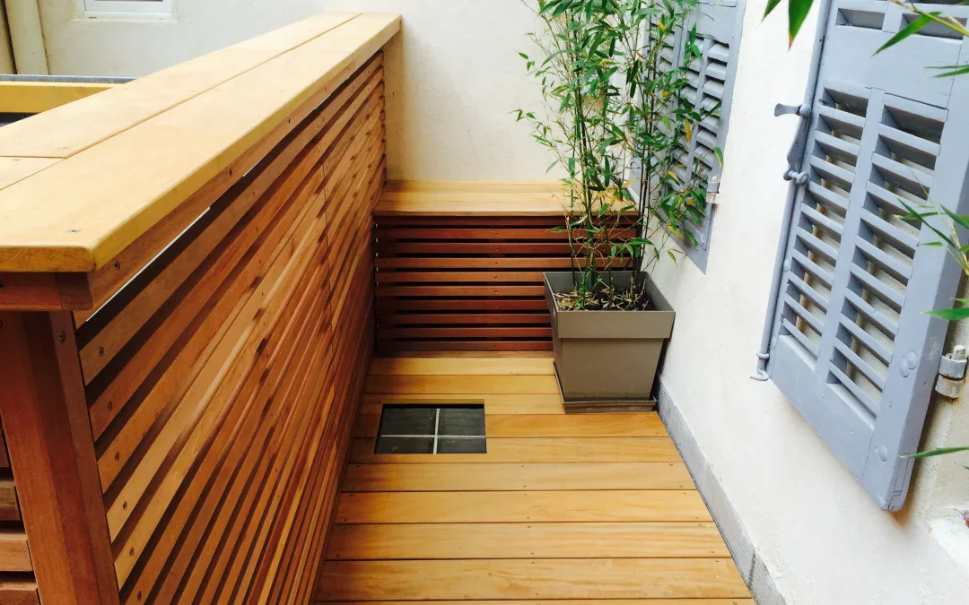 Aménagement terrasse bois à Aix en Provence