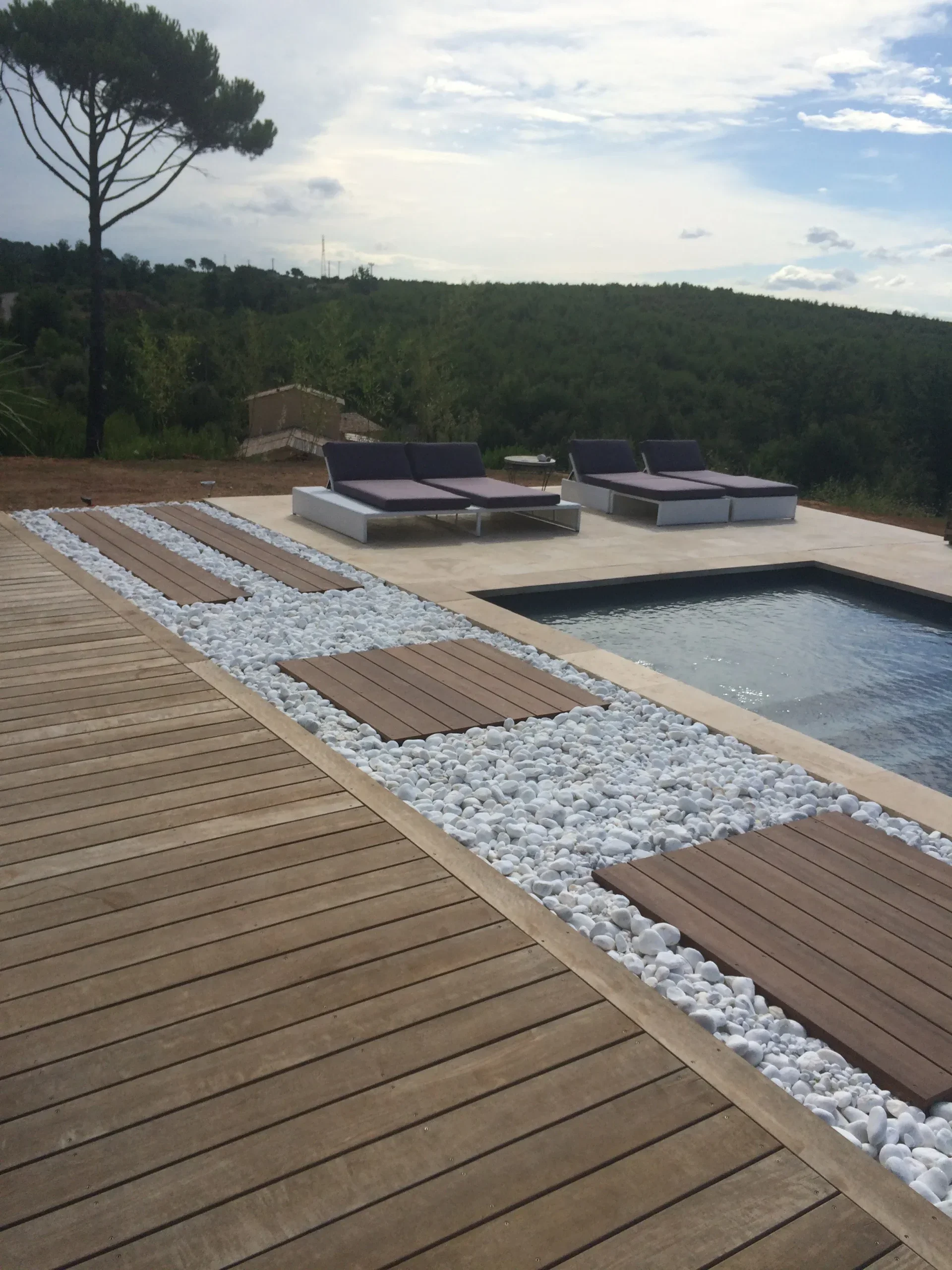 Pergola bois bioclimatique à Marseille