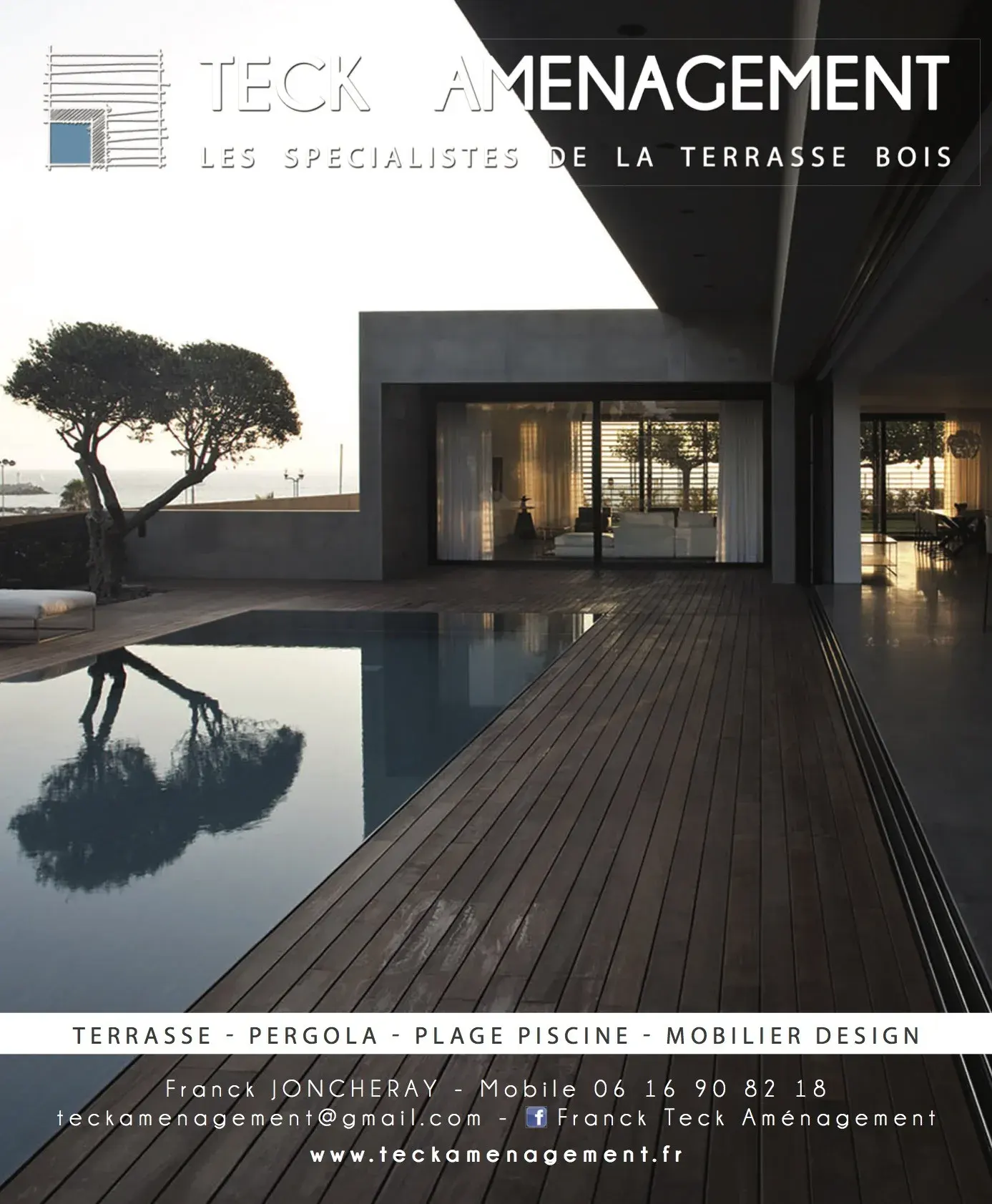 Pergola bois bioclimatique à Marseille