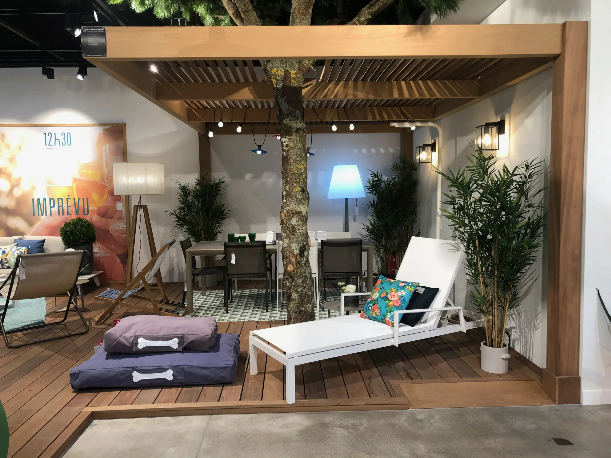 Pergola bois bioclimatique à Marseille