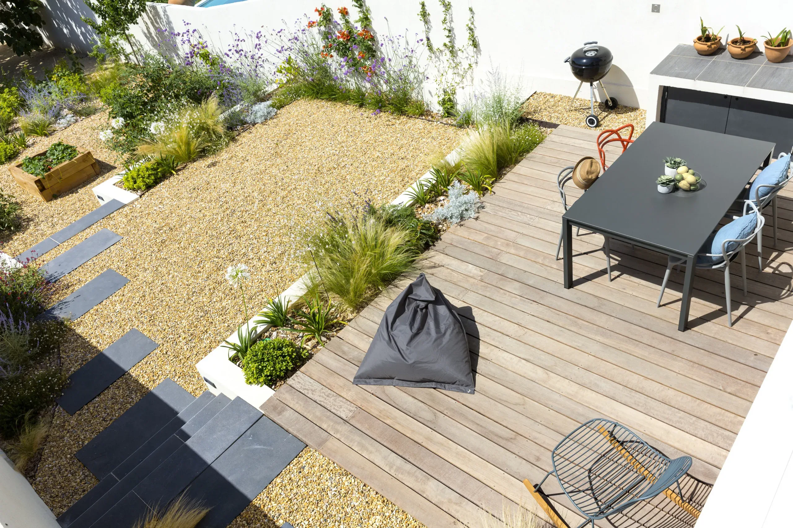 Pergola bois bioclimatique à Marseille