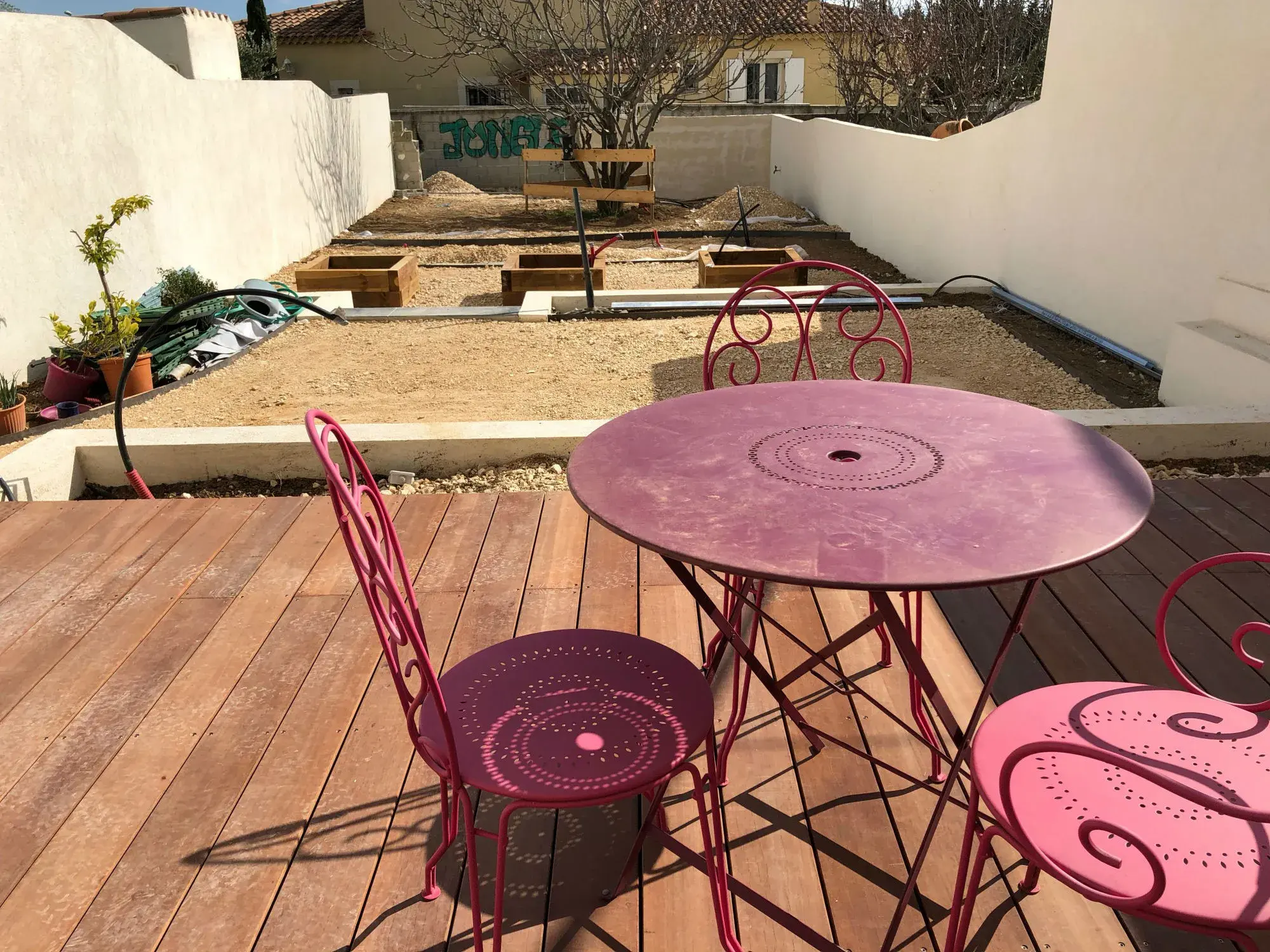 Pergola bois bioclimatique à Marseille