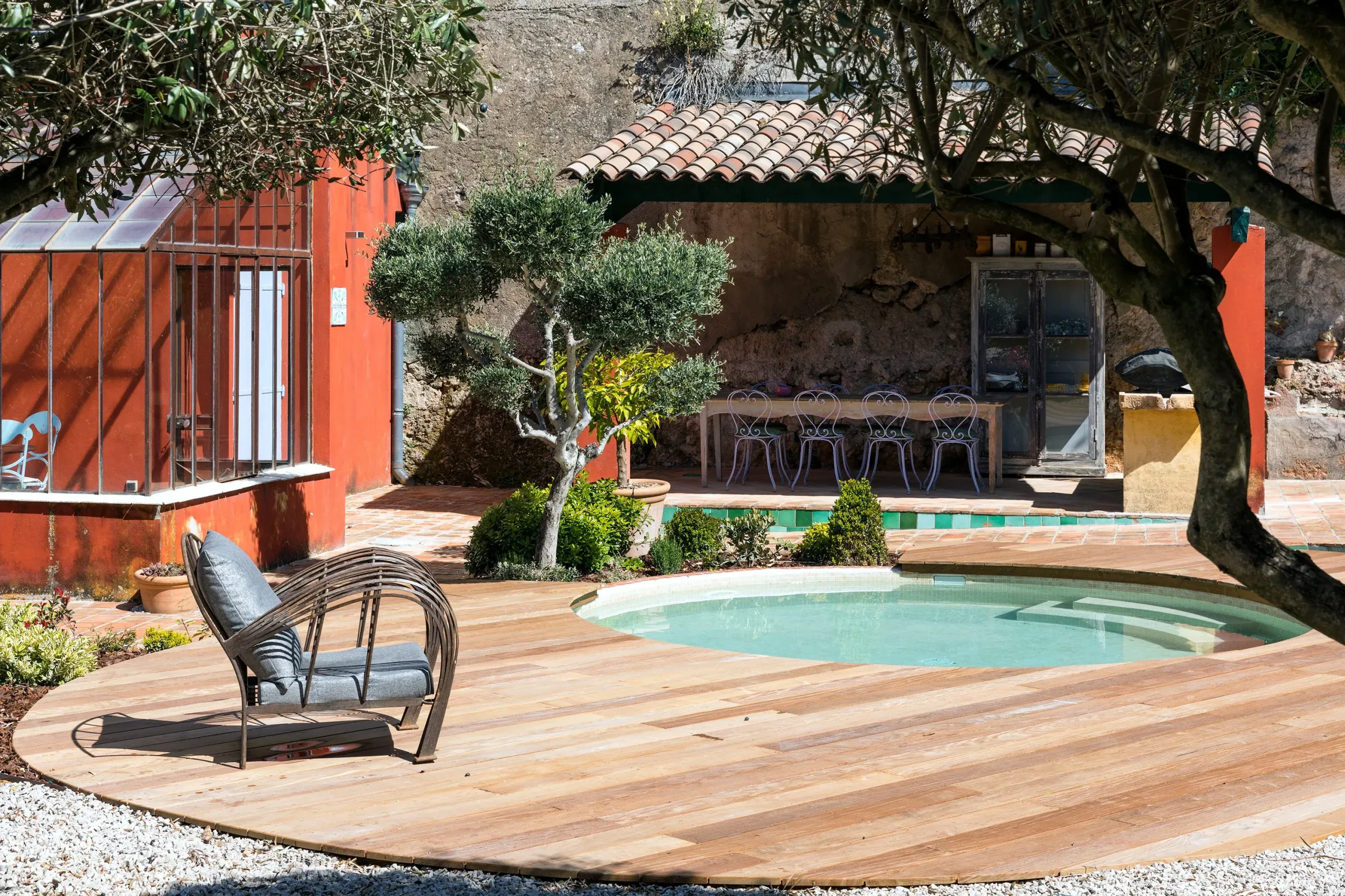 Pergola bois bioclimatique à Marseille