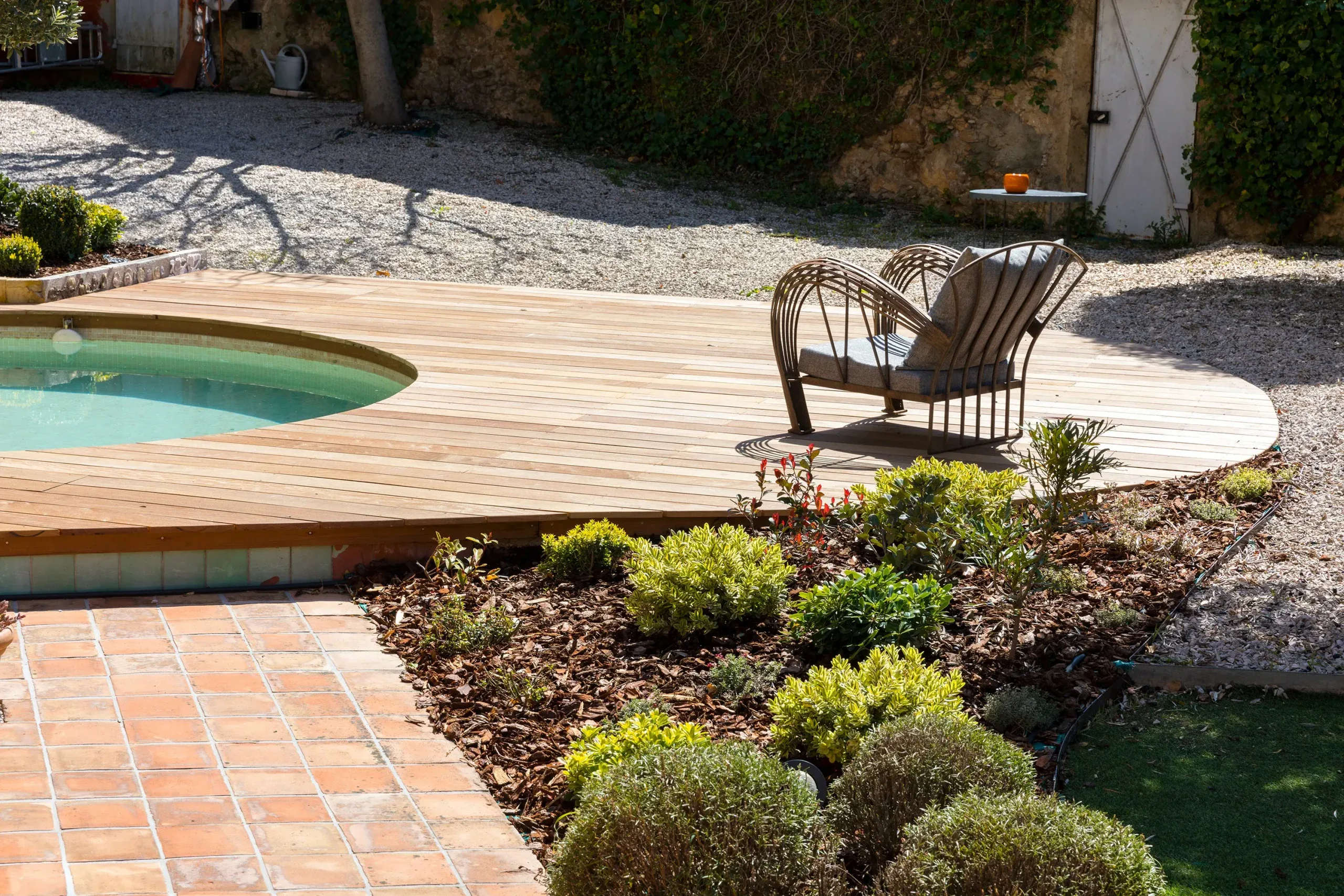 Pergola bois bioclimatique à Marseille