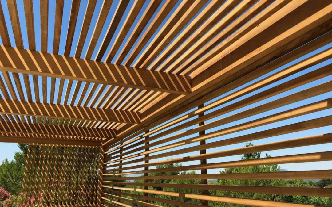Pergola Bois Design à Marseille PRADO Plage