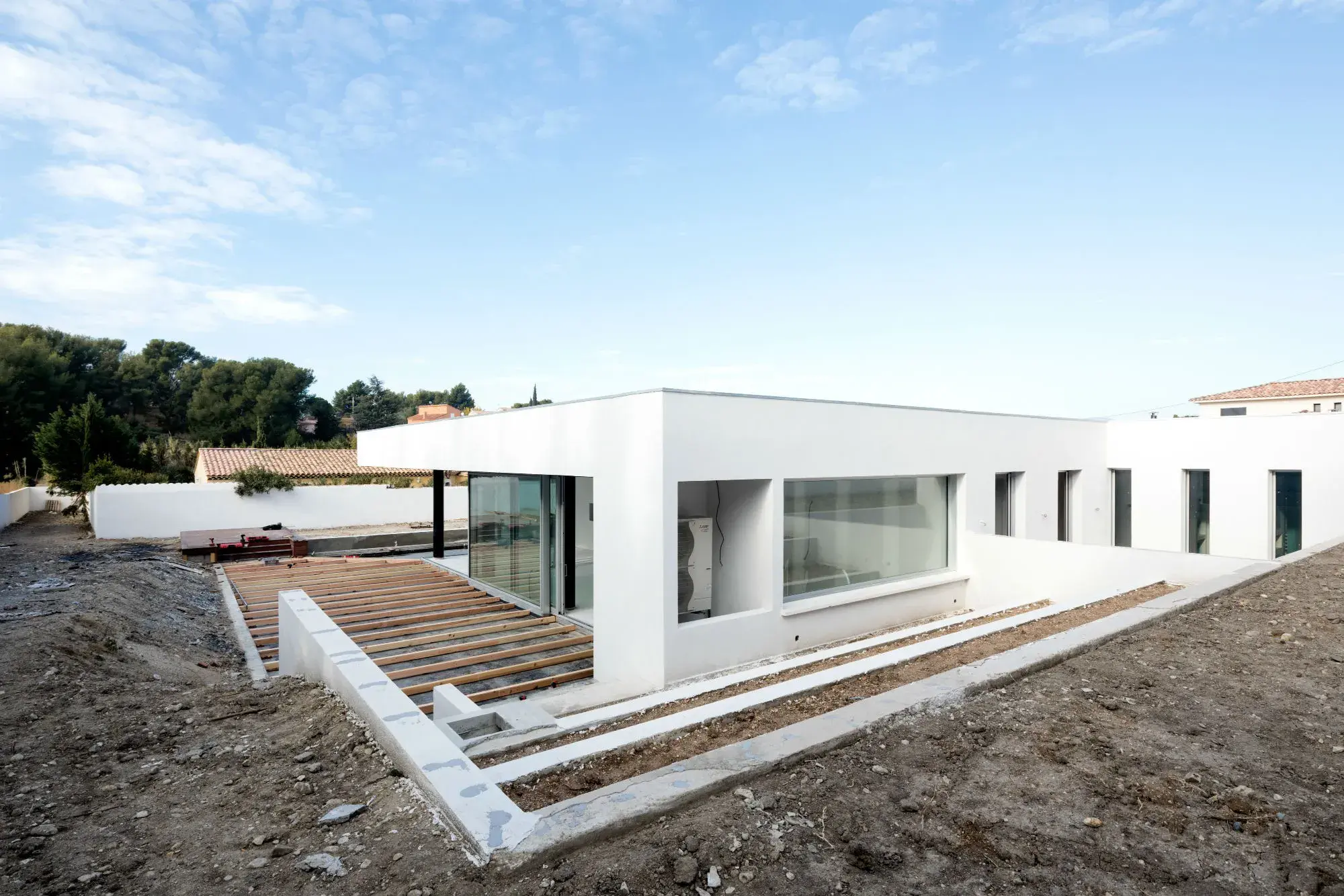 Pergola bois bioclimatique à Marseille