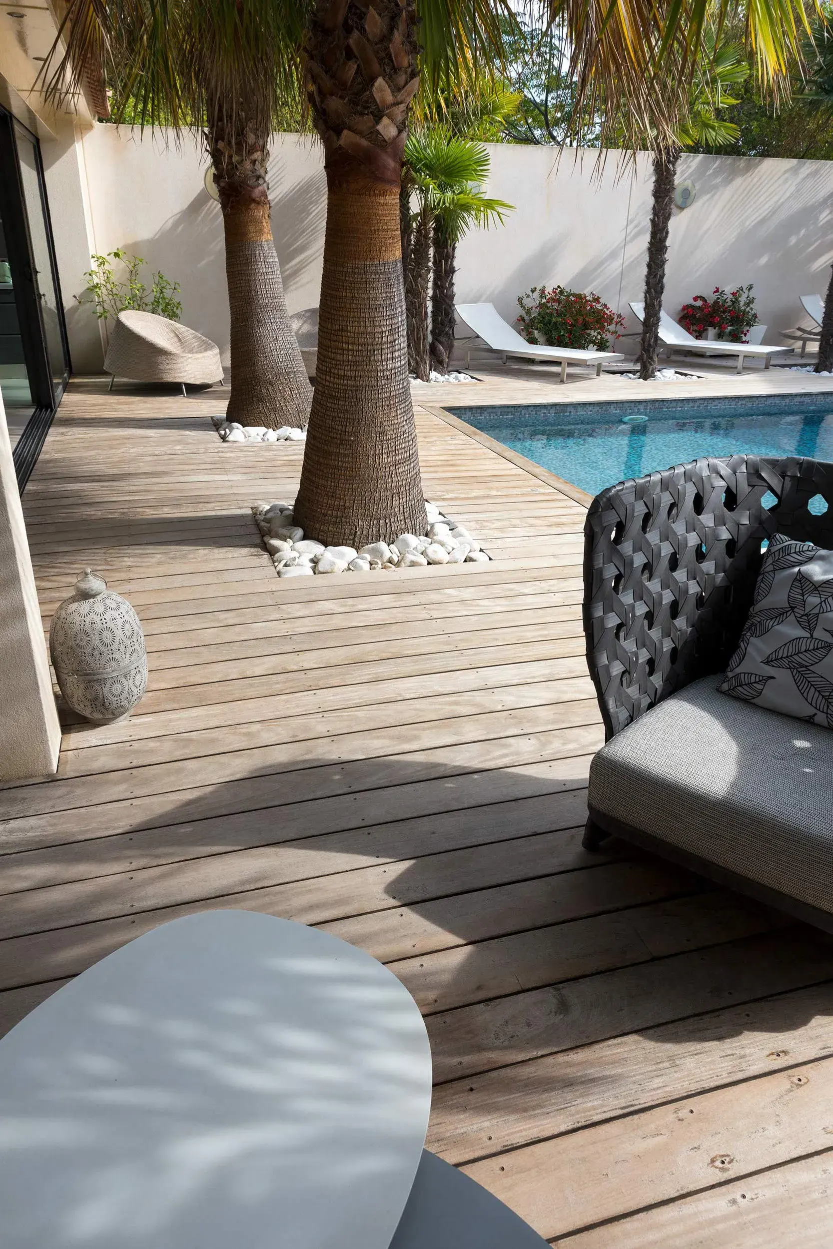 Pergola bois bioclimatique à Marseille