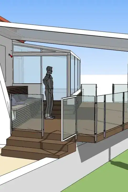 Pergola bois bioclimatique à Marseille