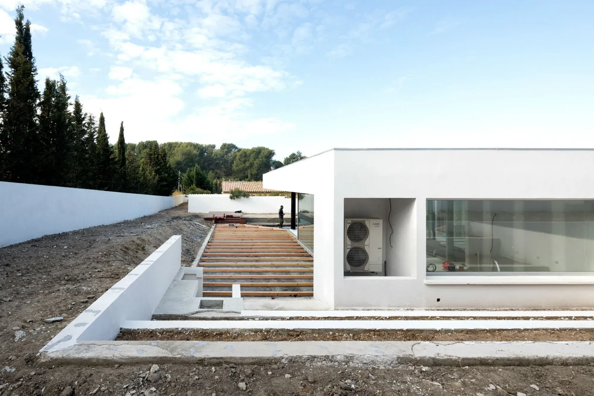 Pergola bois bioclimatique à Marseille