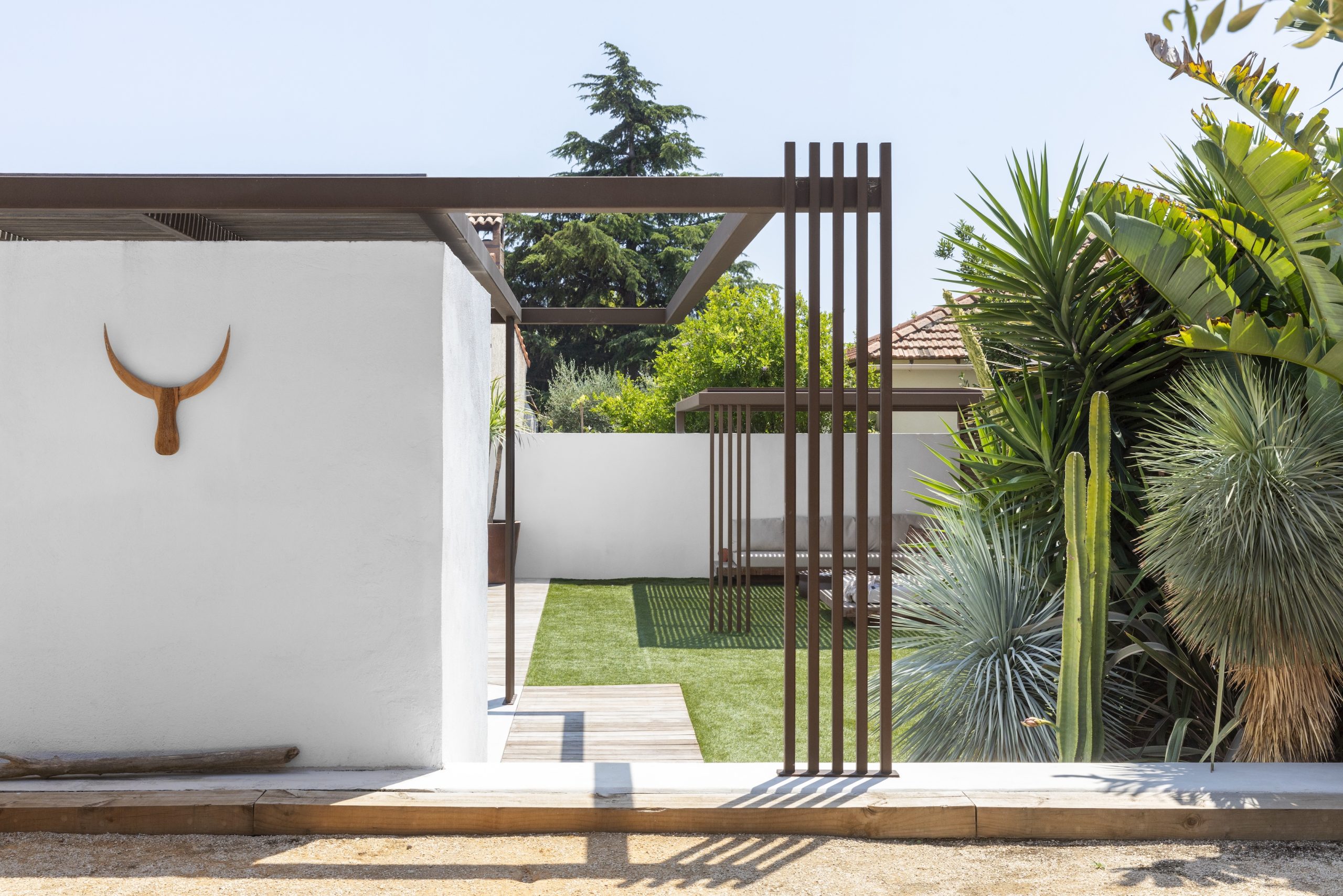 Pergola bois bioclimatique à Marseille